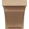 Ekena Millwork 6in. W x 8in. H x 28in. L Rivera Woodgrain TimberThane Rafter Tail, Primed Tan RFTUR06X08X28RIVRCPR - alternate 2